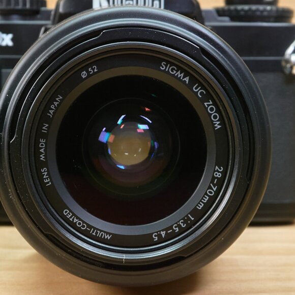 Ricoh KR-10x SLR Film Camera, with Sigma 28-70mm UC Zoom Lens, Made in Japan - Picture 4 of 11